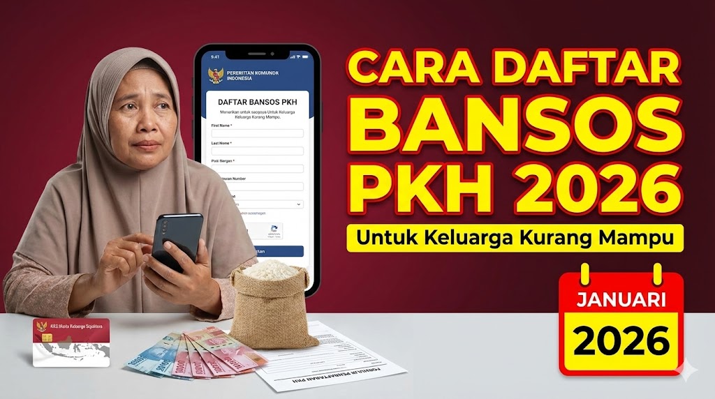 Cara Daftar Bansos PKH 2026: untuk Keluarga Kurang Mampu