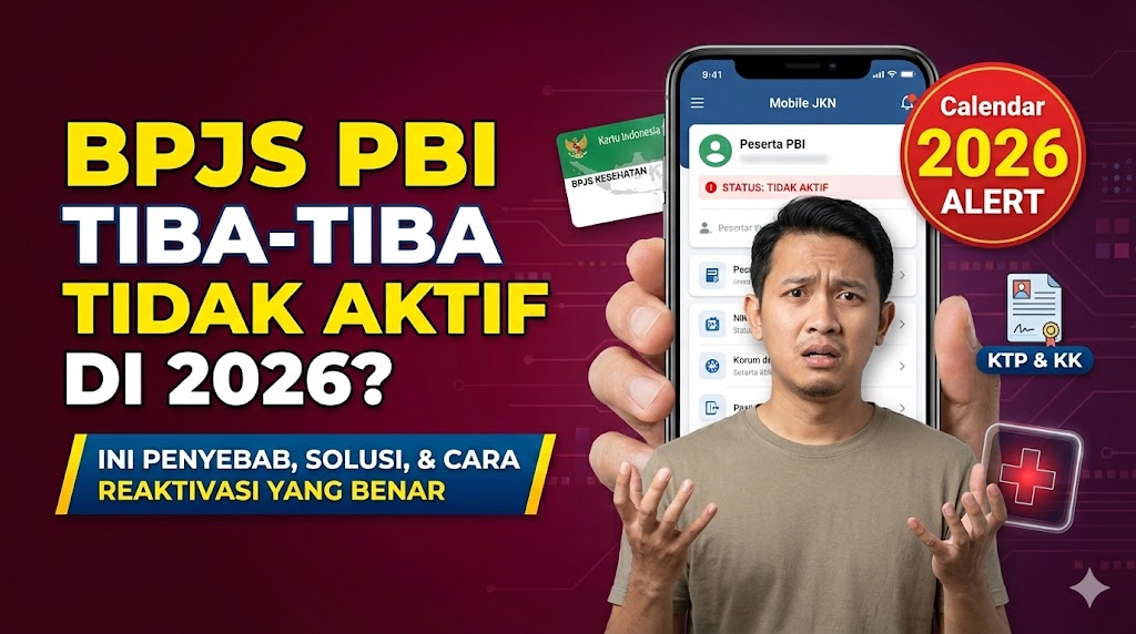 BPJS PBI Tiba-Tiba Tidak Aktif di 2026? Ini Penyebab, Solusi, dan Cara Reaktivasi yang Benar