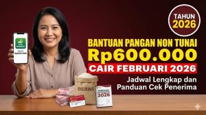 Bantuan Pangan Non Tunai Rp600.000 Cair Februari 2026: Jadwal Lengkap dan Panduan Cek Penerima