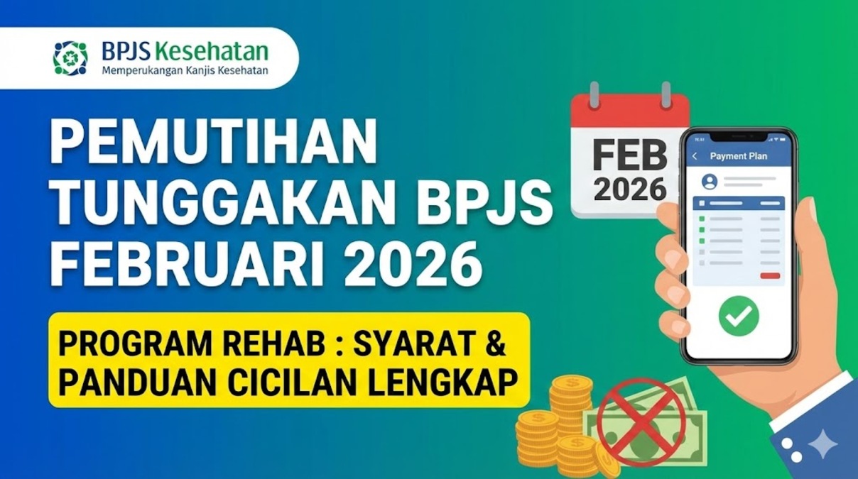 Cara Pemutihan Tunggakan BPJS Kesehatan Februari 2026: Syarat Program REHAB dan Panduan Cicilan Lengkap