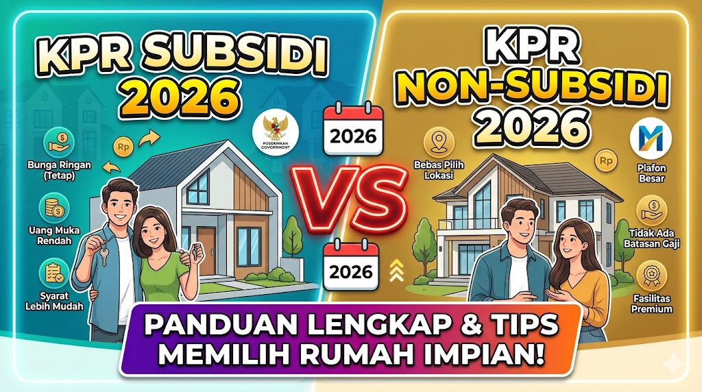 KPR Subsidi vs Non-Subsidi 2026: Perbedaan Lengkap dan Tips Memilih yang Tepat untuk Rumah Impian Anda