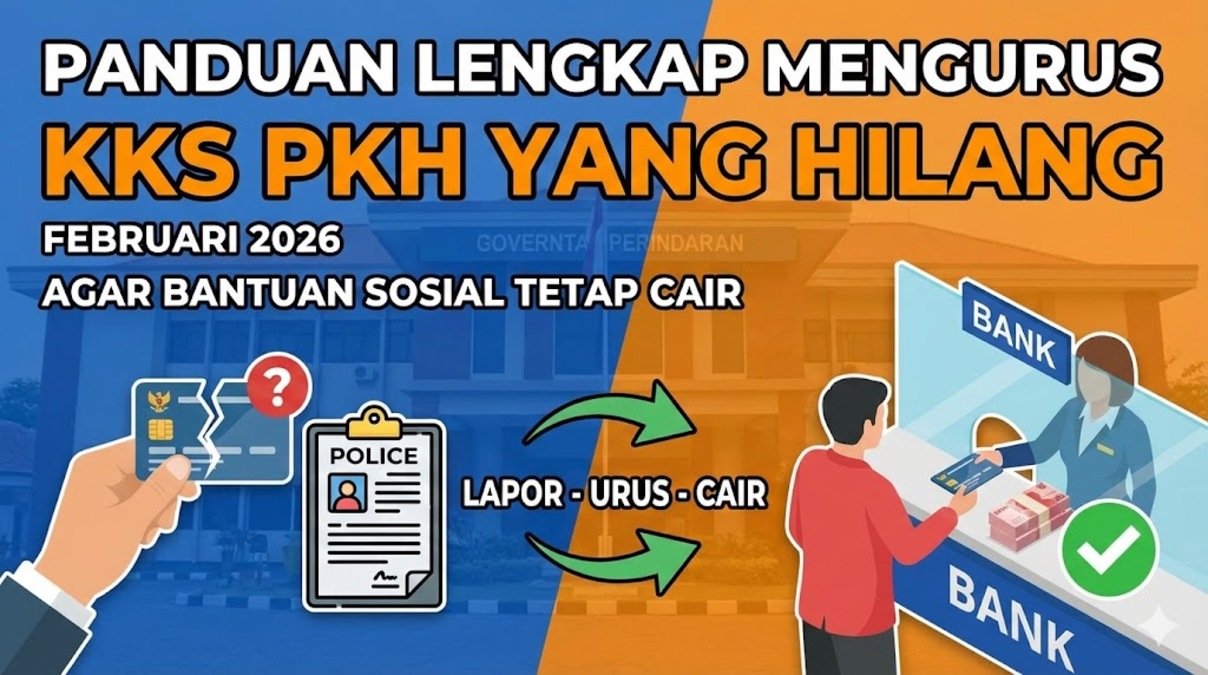 Panduan Lengkap Mengurus KKS PKH yang Hilang Februari 2026 Agar Bantuan Sosial Tetap Cair