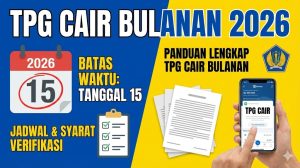 Panduan Lengkap TPG Cair Bulanan 2026: Jadwal, Syarat Verifikasi, dan Batas Waktu Tanggal 15