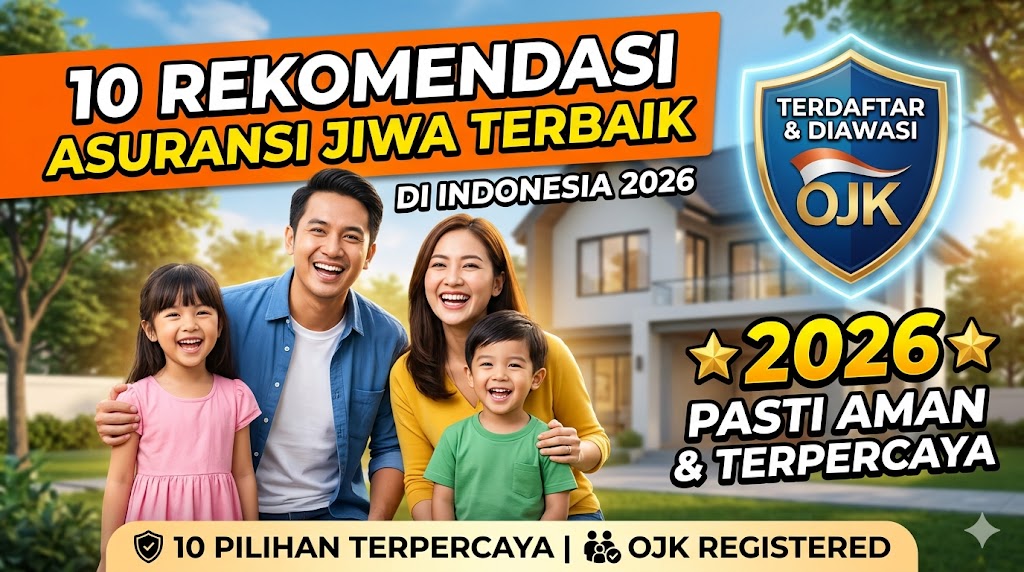 Rekomendasi 10 Asuransi Jiwa Terbaik dan Terpercaya di Indonesia Tahun 2026 yang Sudah Terdaftar OJK