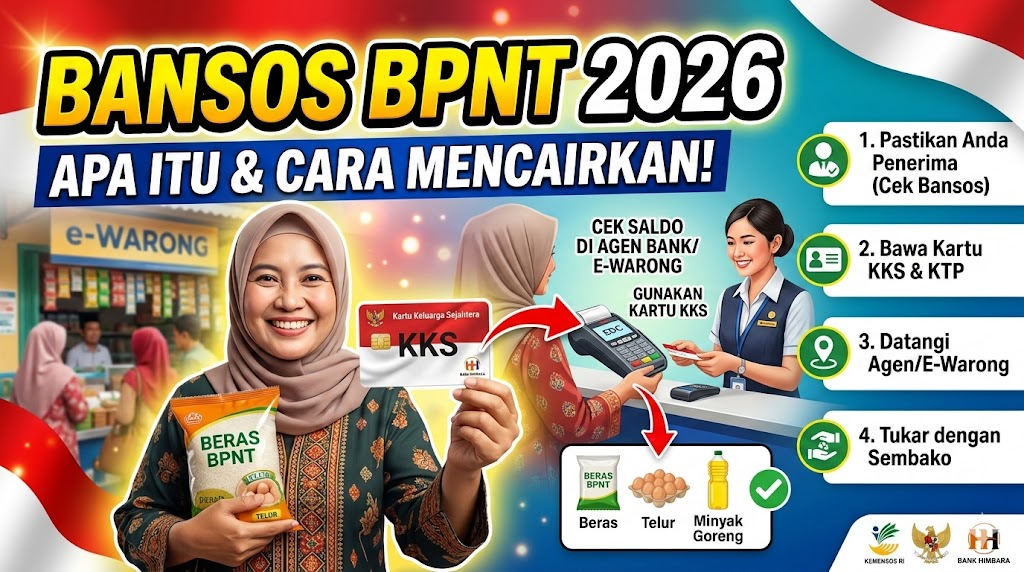 Apa Itu Bansos BPNT 2026 dan Bagaimana Cara Mencairkannya?