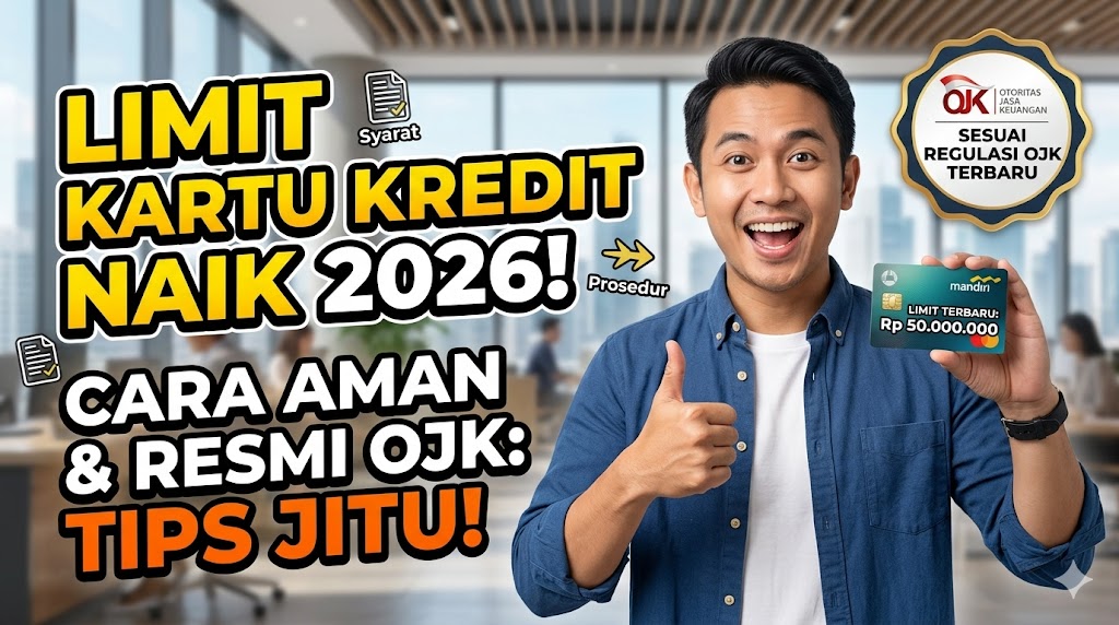 Cara Menaikkan Limit Kartu Kredit 2026 Sesuai Regulasi OJK Terbaru: Syarat, Prosedur, dan Tips Jitu
