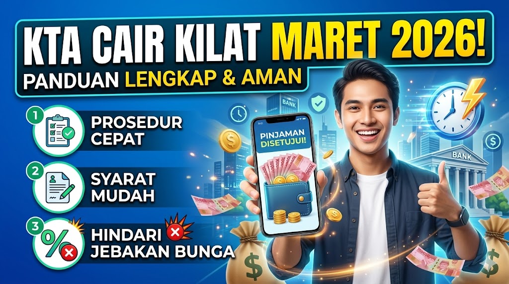 Cara Mendapatkan KTA Cair Kilat Maret 2026: Prosedur, Syarat, dan Strategi Aman dari Jebakan Bunga