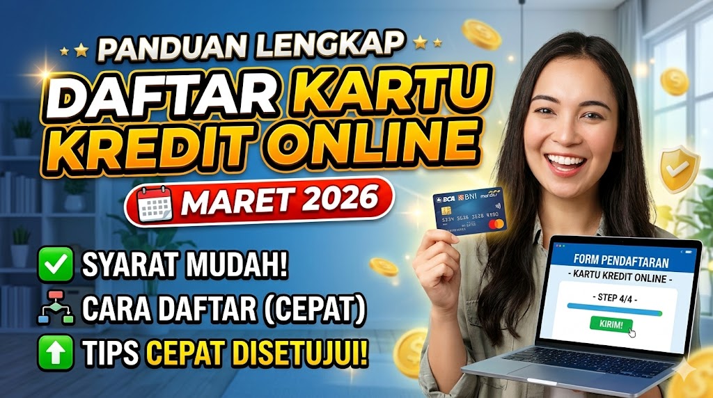 Panduan Lengkap Daftar Kartu Kredit Online Maret 2026: Syarat, Cara, dan Tips Agar Cepat Disetujui