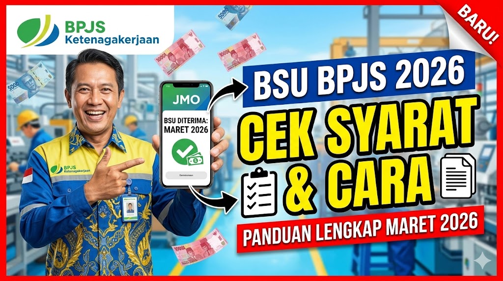 Panduan Lengkap Syarat dan Cara Menjadi Penerima BSU BPJS Ketenagakerjaan Maret 2026