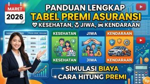 Panduan Lengkap Tabel Premi Asuransi Kesehatan, Jiwa, dan Kendaraan Maret 2026: Simulasi Biaya dan Cara Hitungnya