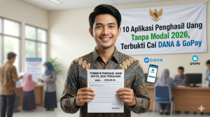 10 Aplikasi Penghasil Uang Tanpa Modal 2026, Terbukti Cair ke DANA & GoPay